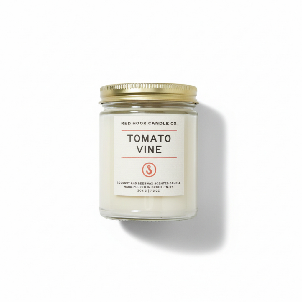 Tomato Vine Candle | Leafy Tomato, Basil & Moss | Hand-Poured in Brooklyn