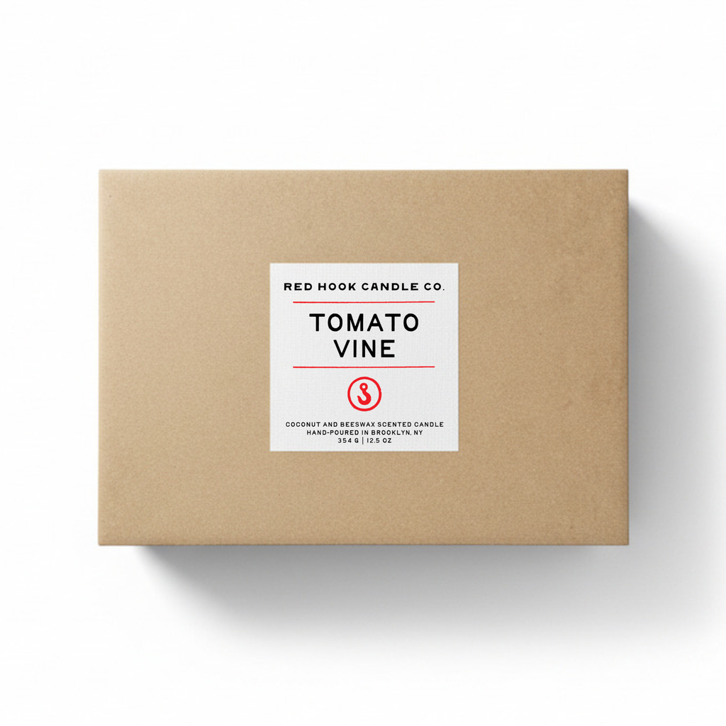 Large Tomato Vine Candle | Leafy Tomato, Basil & Moss | Hand-Poured in Brooklyn