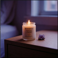 Mini Crystal Visions Scented Candle | Palo Santo & Sandalwood | Coconut Wax Blend